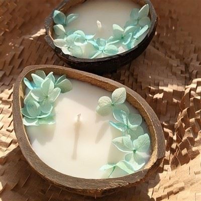 Coconut Shell Soy Candle